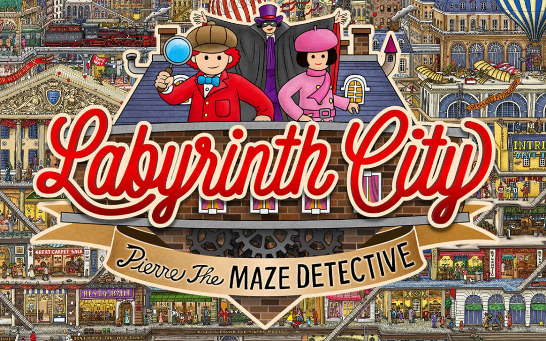 Labyrinth City: Pierre the Maze Detective – Pekne kreslená relaxačná hra.