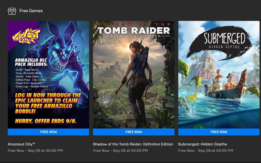 Epic Games Store rozdáva 3 skvelé hry zadarmo!